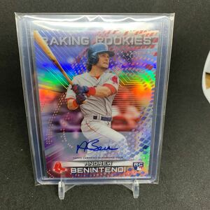 2017 Topps RAKING ROOKIES Andrew BENINTENDI AUTO 直筆サインカード　99枚限定