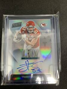 2020 Panini Chronicles Super Bowl Signatures Travis kelce Auto 直筆サインカード