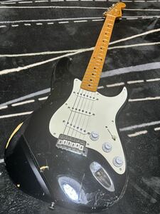 Fender Japan Stratocaster フェンダー ストラトキャスター Oシリアル　USA製 ST-VINTAGEピックアップ　ダイナ期　中古　ジャンク品