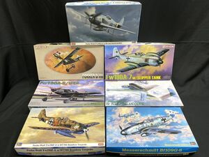 【D530】新品 未組立 ハセガワ ドラゴン 1/48 戦闘機 空軍 軍機 7箱 まとめ売り プラモデル レトロ