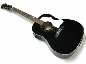 【D547】良品 Epiphone 2014/EJ-45/EB エピフォン エレアコ/エレキアコースティックギター チューナー内蔵 音出し確認済み ブラック b