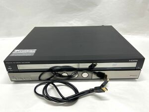 【D796】中古 シャープ/SHARP HDD/DVDレコーダー/VHS[DV-ACV52]ビデオダビング 2007年製 現状品 b