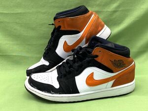 【D850】ナイキ スニーカー エアジョーダン AIR JORDAN 1 MID SHATTERED BACKBOARD 554724-058 27cm メンズ NIKE 中古