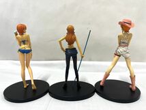 【D873】ワンピース ナミ フィギュア 6体セット まとめ売り バンダイ 水着 NAMI_画像8