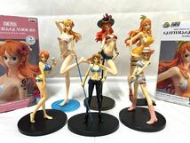 【D873】ワンピース ナミ フィギュア 6体セット まとめ売り バンダイ 水着 NAMI_画像1