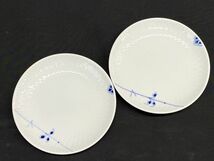 【D929】正規品 未使用 ROYAL COPENHAGEN/ロイヤルコペンハーゲン ブルーパルメッテ カップ&ソーサー ペア ブランド食器 インテリアにも b_画像4