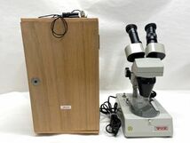 【D444】中古美品 マリス 顕微鏡 MAS-IV-3型 木箱付き 電子顕微鏡 光学機器 b_画像1