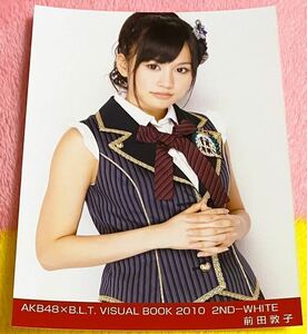 AKB48×B.L.T. VISUAL BOOK 2010 2ND-WHITE 生写真 前田敦子