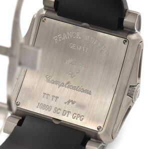 [3年保証] フランクミュラー メンズ コンキスタドール グランプリ コルテス 10800SCDTGPG チタン ブラック 自動巻き 腕時計 中古 送料無料の画像4