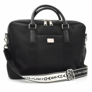 Dolce &amp; Gabbana Business Bag BM1643 Дорфиновое морское морское морское нейлон Neron nero Краткая сумка для плеча на плече