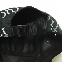 SUPREME シュプリーム 13SS Fuck Denim Camp Cap デニムキャンプキャップ BLACK ボックスロゴ ジェットキャップ MADE IN USA 帽子 s18576_画像7