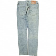 Levi's リーバイス 501S SKINNY FIT JEANS カットオフ スキニーデニムパンツ 34268-0002 28 MID Indigo ボタンフライ ジーンズ g11768_画像2