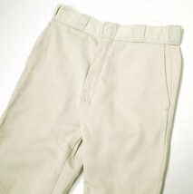 Dickies ディッキーズ 90s ヴィンテージ 874 T/C ワークパンツ 28 ベージュ MADE IN USA ボトムス g13605_画像4