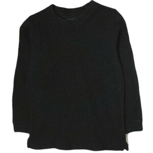 08sircus ゼロエイトサーカス wool pile boa crew neck 圧縮ウール パイルボアクルーネック S17AM-CS02 4 ブラック セーター ニット g15065