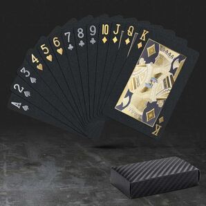 トランプ ポーカー マジック 手品用 パーティー カードゲーム ブラックパーティー 防水