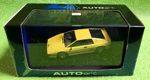 オートアート(AUTOart)1/43 ロータス TURBO エスプリ イエロー 【絶版品 極美品】