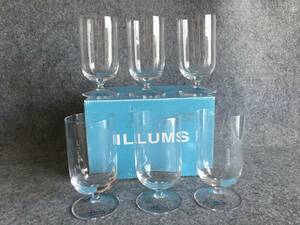 送料込 即決 イルムス ILLUMS グラス 250ml 6点セット トーソントーロップ Torsten Thorup 定価17000円