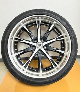 【中古品】【直接引き取り大歓迎】WORK ワーク SCHWERT シュバート SW4-SR 20×8.5J +35 114.3 アルミホイール1本