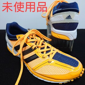 未使用　adidas アディダス adizero Mana 7 アディゼロ スポーツ ランニングシューズ　25cm メンズ オレンジ