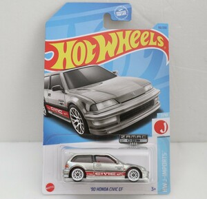 ZAMAC/'90 ホンダ シビックEF/ザマック/ウォルマート限定/無塗装/ホットウィール/Hotwheels/1990 Honda Civic/Walmart/