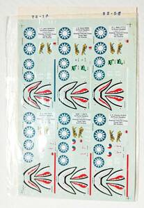 マイクロスケールデカール 72-10 フライングタイガーエース（アメリカ義勇空軍） 第2次世界大戦　P40　アメリカ戦闘機