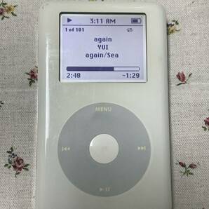 第3世代iPod 第4世代iPod 用リモコン(M9128G/A)A1018 とiPod 第4世代 A1059 20GB バッテリー消耗の画像4