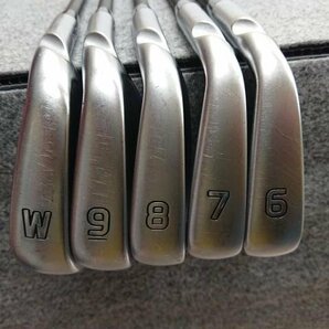 PING ピン i500 シルバードット #6-PW 5本 アイアンセット Fujikura TRAVIL トラビル 85 (R)の画像6