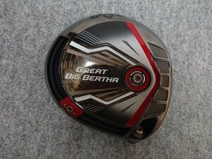 松山英樹 キャロウェイ 2015 グレート ビッグバーサ GREAT BIG BERTHA 10.5° ドライバー ヘッドのみ 日本仕様