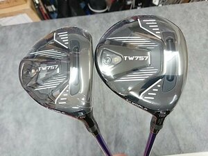 HONMA ホンマ TOUR WORLD ツアーワールド TW757 3W & 5W 2本セット 純正カーボン VIZARD MP5 (S) 日本仕様 未使用品 カバーなし