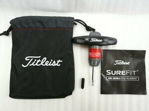 超美品！！ タイトリスト純正 トルクレンチ SureFit Tour (TSR／TSi／TS／917／915シリーズ) ポーチ＆取扱説明書付