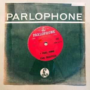 ◆64年 ニュージーランドORG◆ BEATLES / I FEEL FINE ◆PARLOPHONE赤ラベル