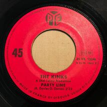 ◆66年 フランスORG◆ THE KINKS / DANDY / PARTY LINE ◆PYE RECORDS_画像3