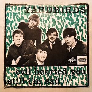 ◆65年 デンマークORG◆ YARDBIRDS / EVIL HEARTED YOU ◆貴重ジャケット付き/レアEP