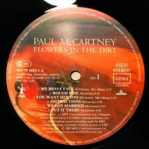 ◆EU ORG◆ PAUL McCARTNEY / FLOWERS IN THE DIRT ◆MADE IN EEC表記ラベル_画像2