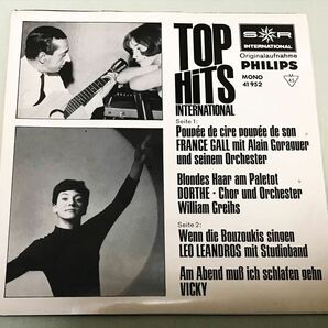 ◆65年 ドイツORG MONO◆ TOP HITS ◆FRANCE GALL/フランス・ギャル/夢見るシャンソン人形の画像2