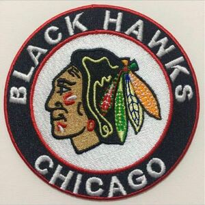 NHL シカゴ・ブラックホークス ラウンド　ワッペン