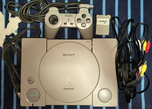 SONY プレイステーション PlayStation　 メモリーカードとソフト(みんなのGOLF2)付き 初代　　　SCPH-1000 動作確認済み