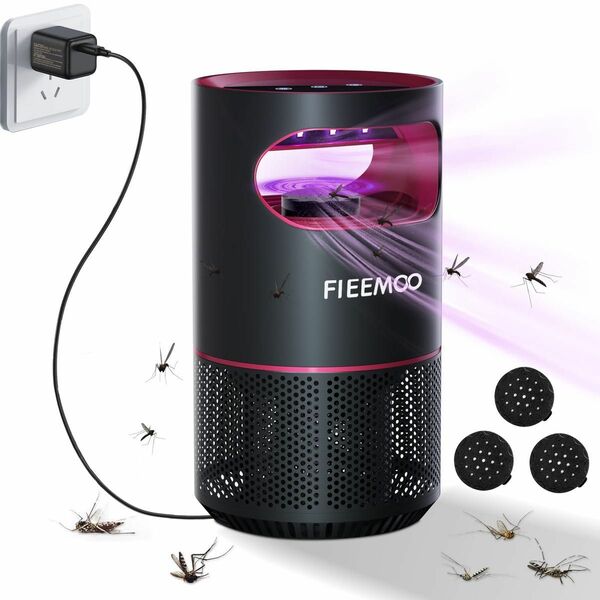 fieemoo 吸引式蚊取り器 捕虫器 蚊駆除用品 こばえとり 吸引駆除