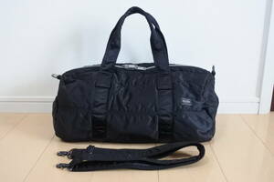 ☆美品☆PORTER ポーター タンカー 2way ボストンバッグ ダッフルバック ショルダーバッグ 黒 