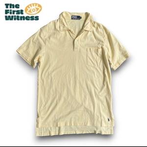 90's Polo Ralph Lauren ラルフローレン　ポロシャツ/Tシャツ 黄色　Lサイズ