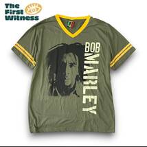 BOB MARLEY ボブ　マーレー　Tシャツ　緑/モスグリーン　カーキ　XLサイズ_画像1