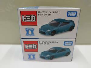 トミカ　ローソン　オリジナルトミカ　トヨタ　GR86　２台　セット　未開封　LAWSON　①