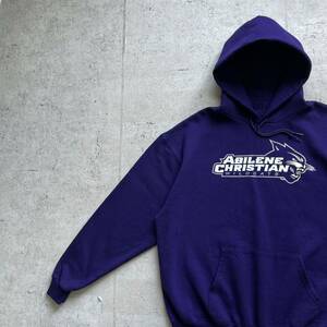 champion チャンピオン カレッジロゴ ABILENE CHRISTIAN プルオーバー パーカー パープル XL