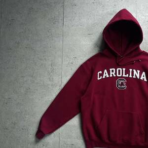 champion チャンピオン カレッジロゴ CAROLINA プルオーバー パーカー レッド L