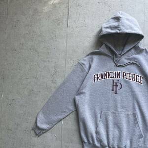 champion チャンピオン カレッジロゴ FRANKLIN PIERCE プルオーバー パーカー グレー XL