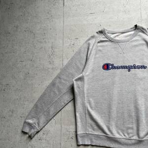 champion チャンピオン ワンポイントロゴ クルーネック スウェット トレーナー グレー XXL