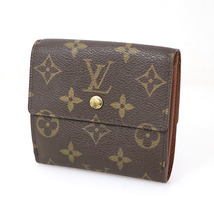 ルイヴィトン LOUIS VUITTON モノグラム Wホック ポルトモネ・ビエ・カルトクレディ M61652 三つ折財布 【xx】【中古】4000014800900965_画像1