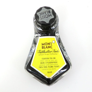 モンブラン MONTBLANC ボトルインク 靴型 Fountain Pen Ink Nr.29 ブラック 箱付 【xx】【中古】4000027801600216