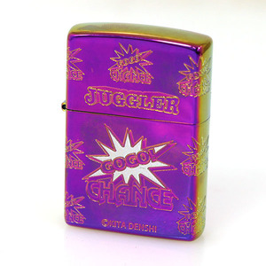 ジッポ ZIPPO 2面加工 オイルライター ジャグラー 【xx】【中古】4000033800900060