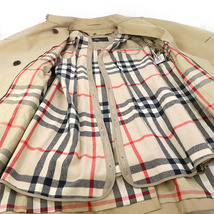 バーバリー BURBERRY トレンチコート ライナー付 綿 キュプラ 毛 ベージュ サイズ40【yy】【中古】4000065801801348_画像5